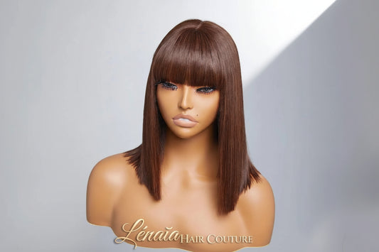 perruque & extensions double  étirée Estelle